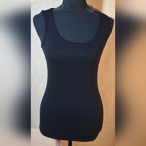 INC International Concepts Black Tank Top